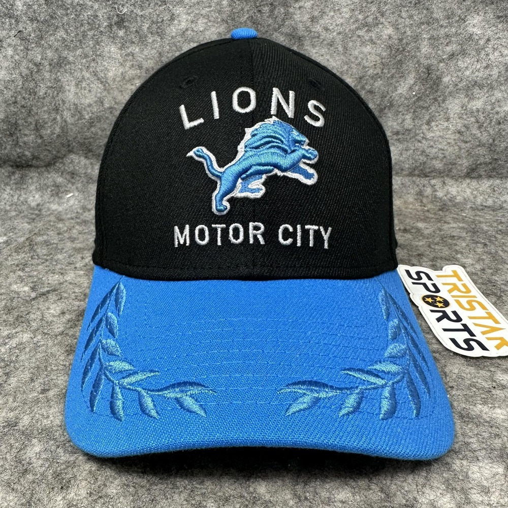 Detroit Lions Hat Cap Fitted Mens Large NFL Football Motor City New Era Draft